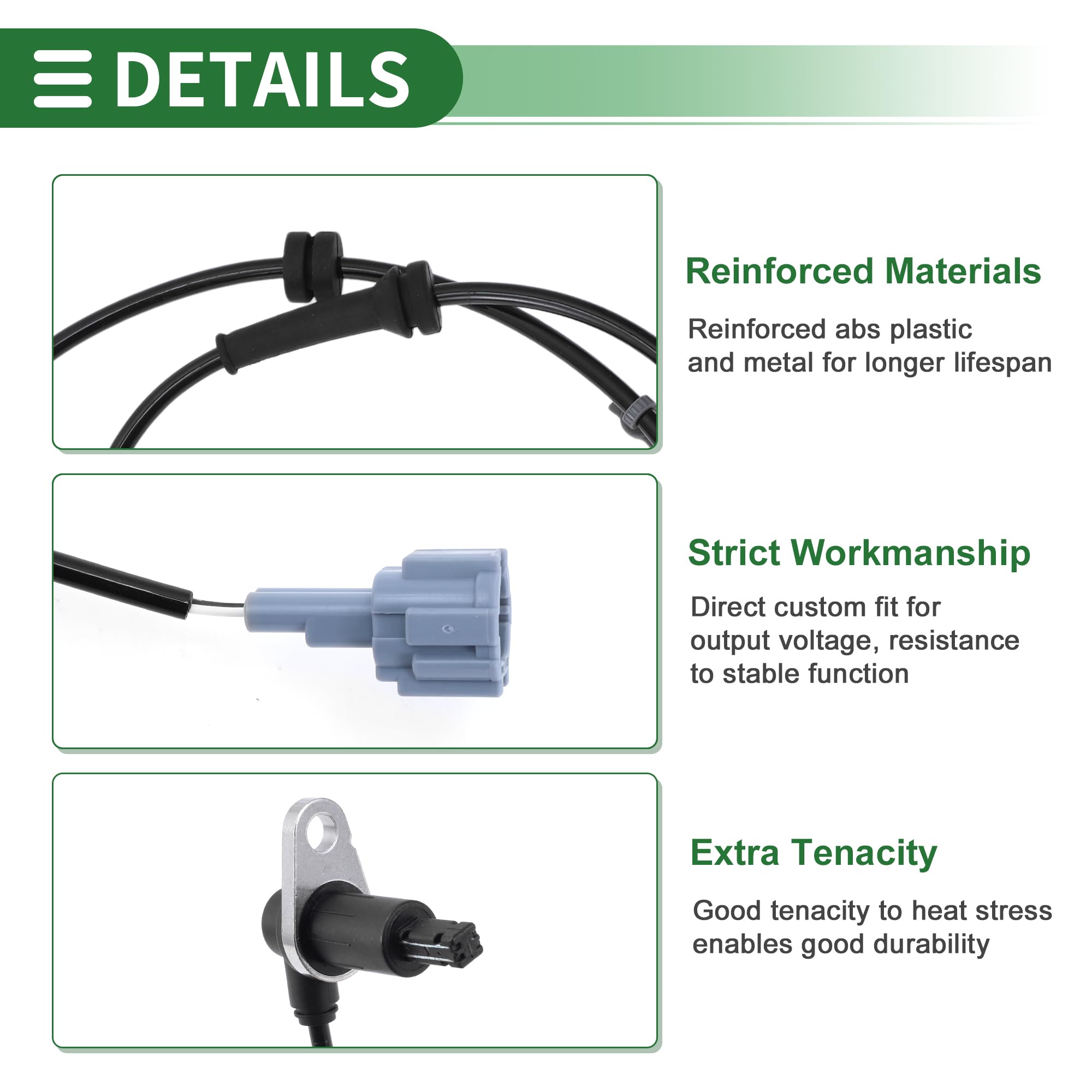 セキュリティ・セーフティ akt Amazon.com: Motoforti ABS Wheel Speed Sensor Rear Right ABS